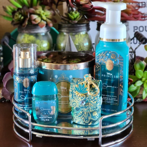 DISNEY x BATH & BODY WORKS Princess Jasmine Big Bundle with 3-Wick Candle - Picture 1 of 6